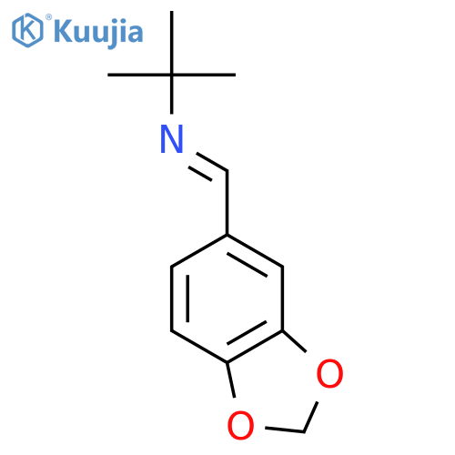 2-Propanamine, N-(1,3-benzodioxol-5-ylmethylene)-2-methyl- structure