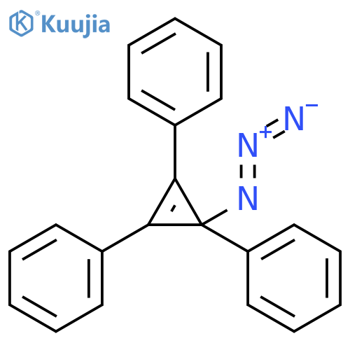 Benzene, 1,1',1''-(3-azido-1-cyclopropene-1,2,3-triyl)tris- structure
