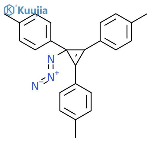 BENZENE, 1,1',1''-(3-AZIDO-1-CYCLOPROPENE-1,2,3-TRIYL)TRIS[4-METHYL- structure
