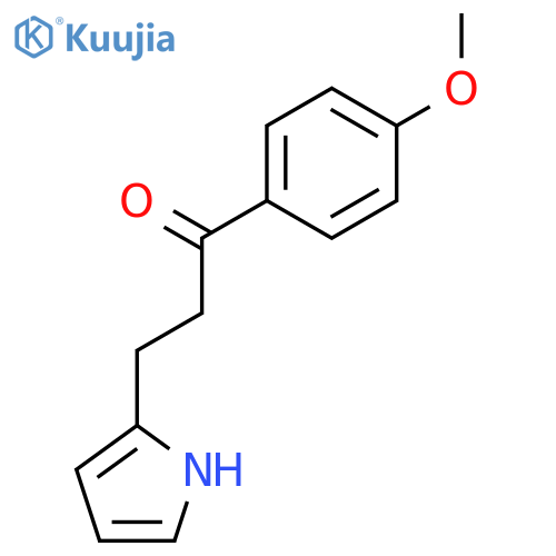 1-Propanone, 1-(4-methoxyphenyl)-3-(1H-pyrrol-2-yl)- structure