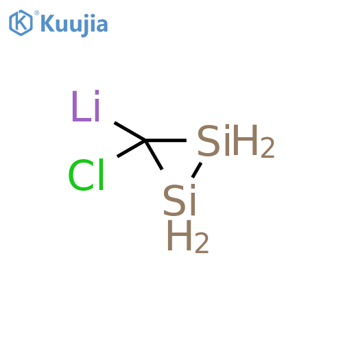 Lithium, (3-chlorodisilacycloprop-3-yl)- structure