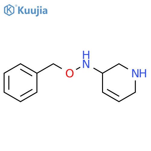 3-PYRIDINAMINE, 1,2,3,6-TETRAHYDRO-N-(PHENYLMETHOXY)- structure