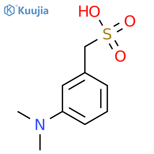 BENZENEMETHANESULFONIC ACID, 3-(DIMETHYLAMINO)- structure