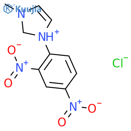 1H-Imidazolium, 1-(2,4-dinitrophenyl)-3-methyl-, chloride structure