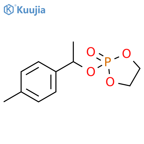 1,3,2-DIOXAPHOSPHOLANE, 2-[1-(4-METHYLPHENYL)ETHOXY]-, 2-OXIDE structure