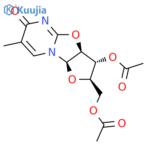 [(2R,4R,5R,6S)-5-Acetyloxy-11-methyl-10-oxo-3,7-dioxa-1,9-diazatricyclo[6.4.0.02,6]dodeca-8,11-dien-4-yl]methyl acetate structure