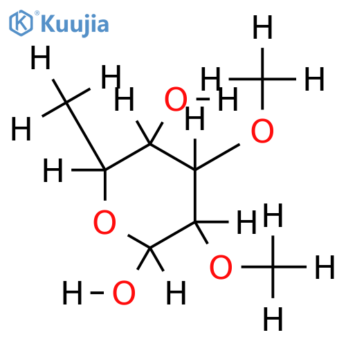 2,3-Di-O-Me-L-Rhamnose structure