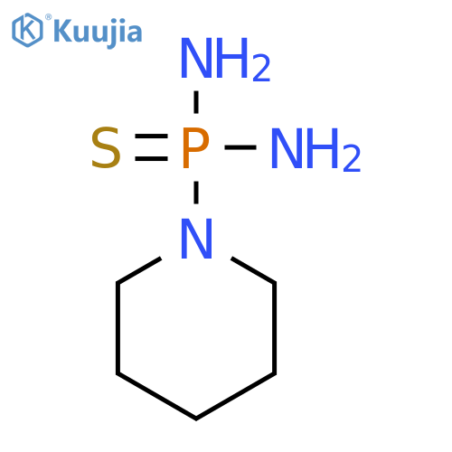 PHOSPHONOTHIOIC DIAMIDE, P-1-PIPERIDINYL- structure
