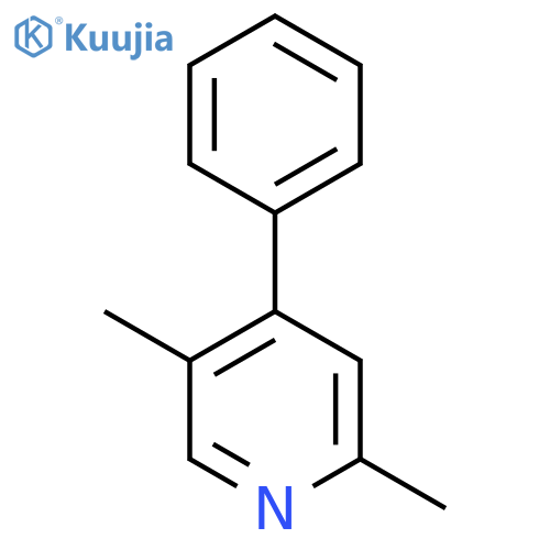 PYRIDINE, 2,5-DIMETHYL-4-PHENYL- structure