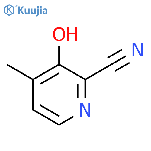 2-Pyridinecarbonitrile, 3-hydroxy-4-methyl- structure