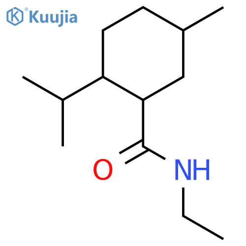 N-Ethyl-2-isopropyl-5-methylcyclohexanecarboxamide structure