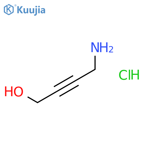 4-aminobut-2-yn-1-ol hydrochloride structure