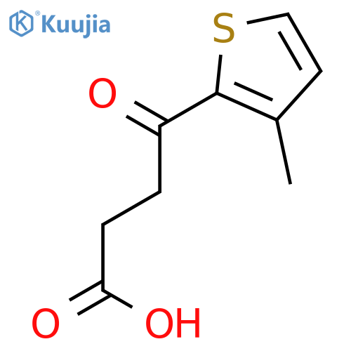 4-(3-methyl-2-thienyl)-4-oxo-butanoic acid structure