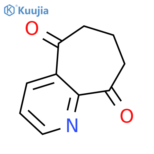 5H,6H,7H,8H,9H-cyclohepta[b]pyridine-5,9-dione structure