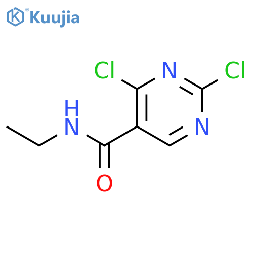 5-Pyrimidinecarboxamide, 2,4-dichloro-N-ethyl- structure