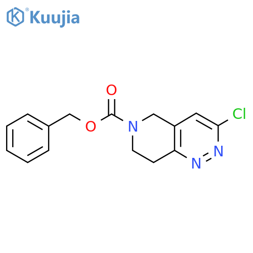 Benzyl 3-chloro-5H,6H,7H,8H-pyrido[4,3-c]pyridazine-6-carboxylate structure
