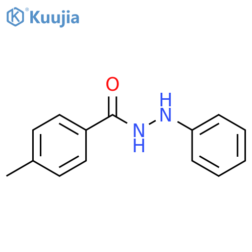 Benzoic acid, 4-methyl-, 2-phenylhydrazide structure