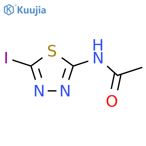 N-(5-Iodo-1,3,4-thiadiazol-2-yl)acetamide structure