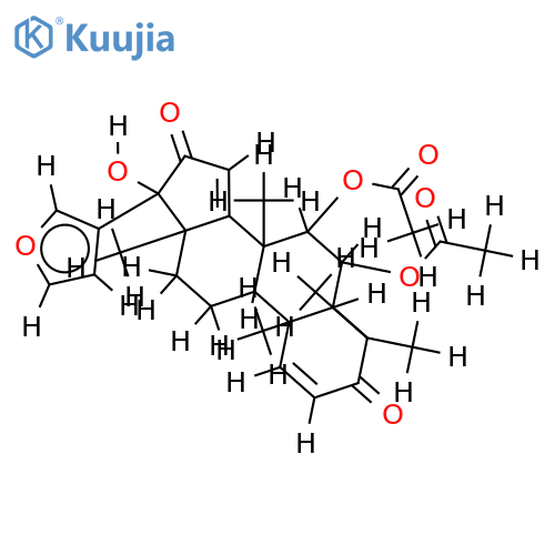 6alpha-Acetoxy-17-hydroxyazadiradione structure
