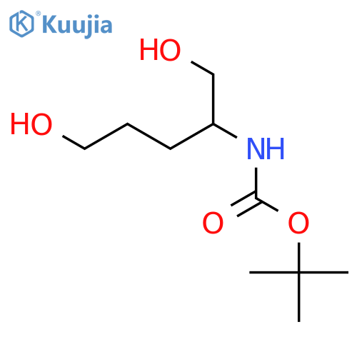 (R)-2-TERT-BUTYLOXYCARBONYLAMINO-PENTANE-1,5-DIOL structure