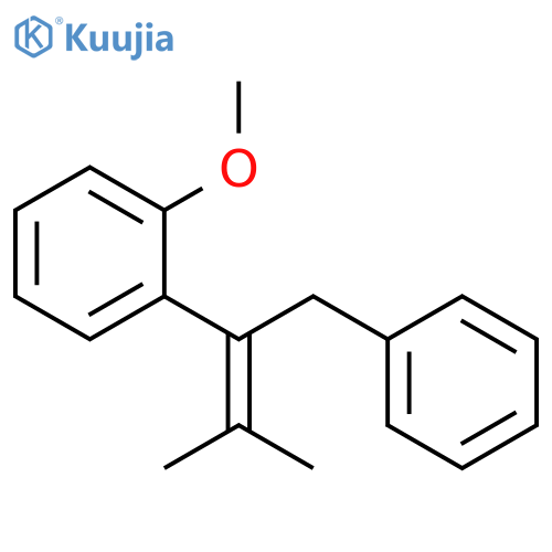 BENZENE, 1-METHOXY-2-[2-METHYL-1-(PHENYLMETHYL)-1-PROPENYL]- structure