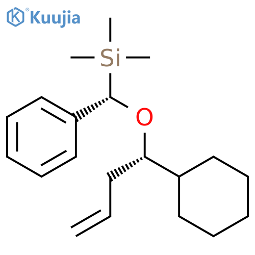 Silane, [(S)-[[(1S)-1-cyclohexyl-3-butenyl]oxy]phenylmethyl]trimethyl- structure