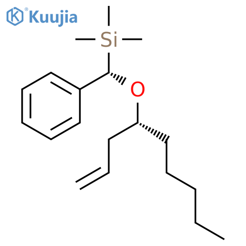 Silane, trimethyl[(S)-phenyl[[(1R)-1-(2-propenyl)hexyl]oxy]methyl]- structure