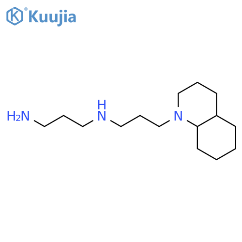 1,3-Propanediamine, N-[3-(octahydro-1(2H)-quinolinyl)propyl]- structure