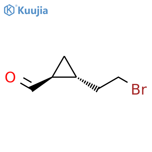 CYCLOPROPANECARBOXALDEHYDE, 2-(2-BROMOETHYL)-, (1S,2R)- structure