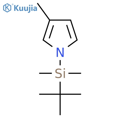 1H-Pyrrole, 1-[(1,1-dimethylethyl)dimethylsilyl]-3-methyl- structure