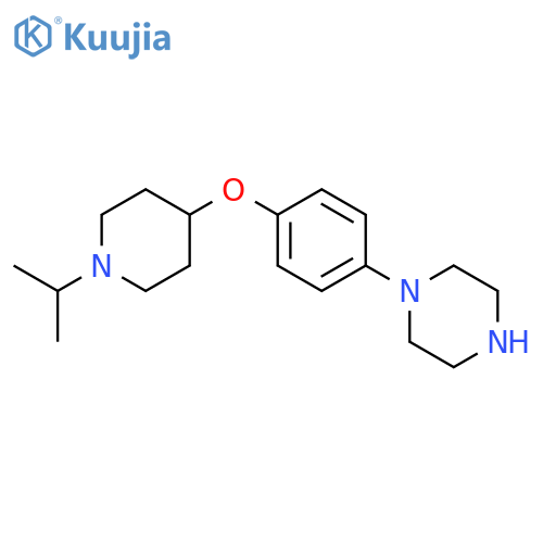 Piperazine, 1-[4-[[1-(1-methylethyl)-4-piperidinyl]oxy]phenyl]- structure