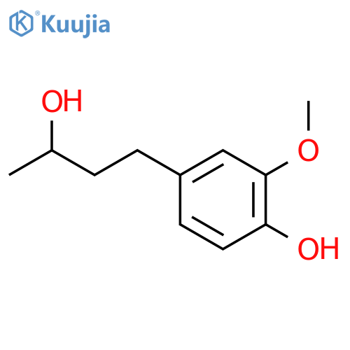 4-(3-Hydroxybutyl)-2-methoxyphenol structure