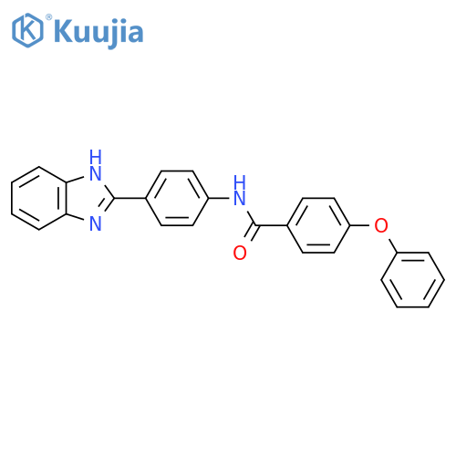 N-[4-(1H-1,3-benzodiazol-2-yl)phenyl]-4-phenoxybenzamide structure