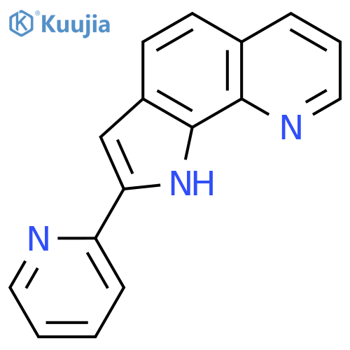 1H-Pyrrolo[3,2-h]quinoline, 2-(2-pyridinyl)- structure