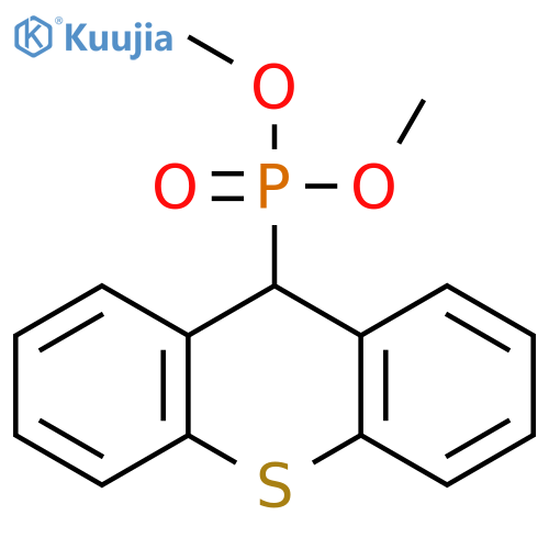 Phosphonic acid, 9H-thioxanthen-9-yl-, dimethyl ester structure