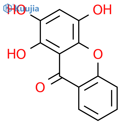 9H-XANTHEN-9-ONE, 1,2,4-TRIHYDROXY- structure