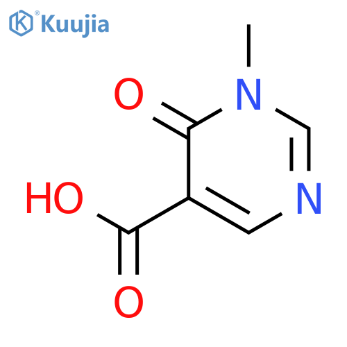 1-methyl-6-oxo-1,6-dihydropyrimidine-5-carboxylic acid structure