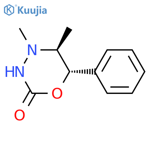 2H-1,3,4-OXADIAZIN-2-ONE, TETRAHYDRO-4,5-DIMETHYL-6-PHENYL-, (5S,6S)- structure