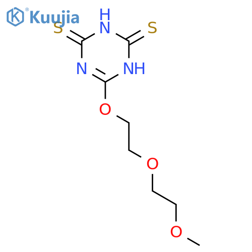 1,3,5-TRIAZINE-2,4(1H,3H)-DITHIONE, 6-[2-(2-METHOXYETHOXY)ETHOXY]- structure