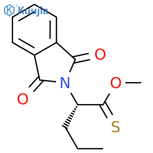 2H-Isoindole-2-aceticacid, 1,3-dihydro-a-[2-(methylthio)ethyl]-1,3-dioxo-, methyl ester, (aS)- structure