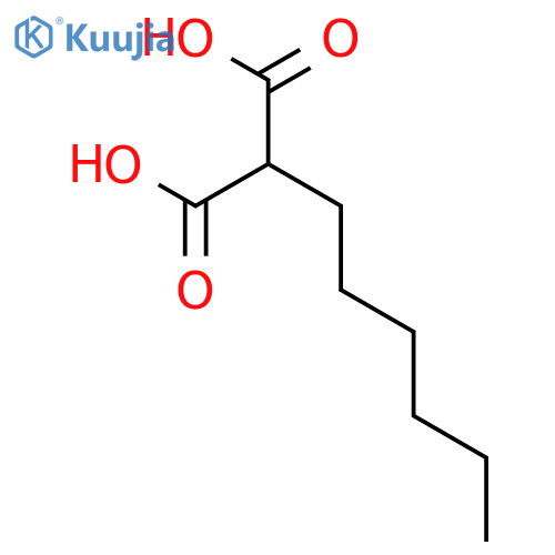 2-hexylpropanedioic Acid structure