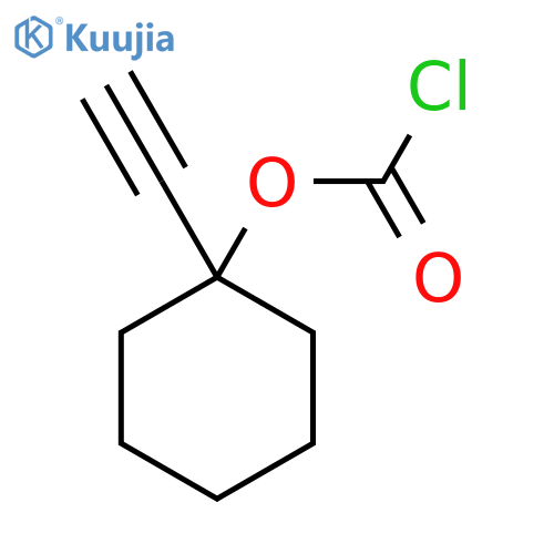 1-Ethynylcyclohexyl chloroformate structure
