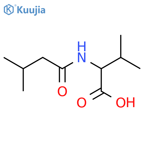 L-Valine, N-(3-methyl-1-oxobutyl)- structure