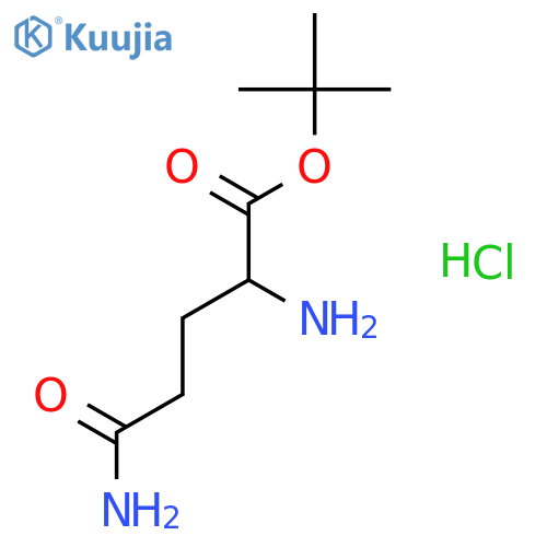 L-Glutamine tert-Butyl Ester Hydrochloride structure