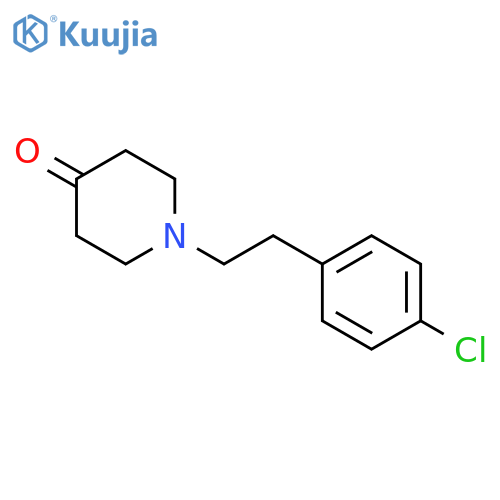 4-Piperidinone, 1-[2-(4-chlorophenyl)ethyl]- structure