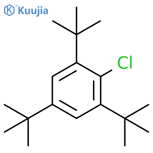 Benzene, 2-chloro-1,3,5-tris(1,1-dimethylethyl)- structure