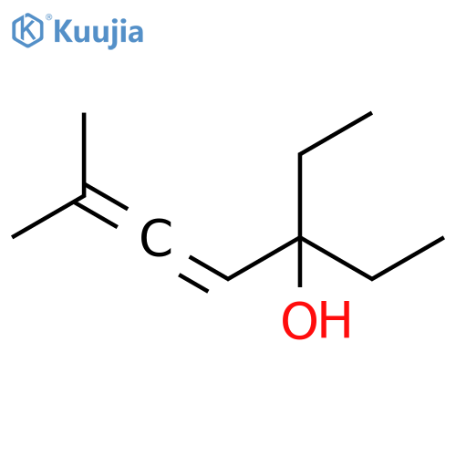4,5-Heptadien-3-ol, 3-ethyl-6-methyl- structure