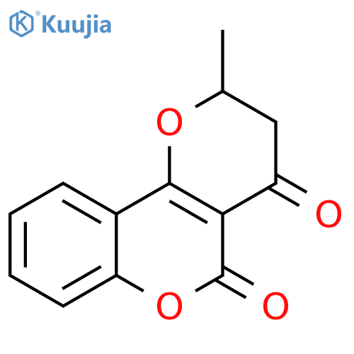 4H,5H-Pyrano[3,2-c][1]benzopyran-4,5-dione, 2,3-dihydro-2-methyl- structure
