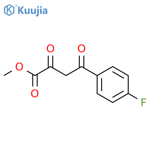 methyl 4-(4-fluorophenyl)-2,4-dioxobutanoate structure