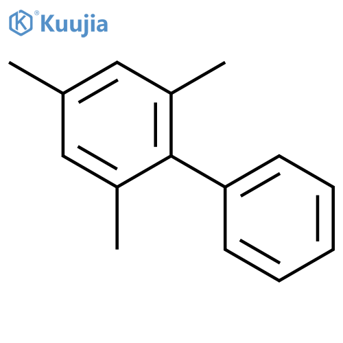 1,3,5-trimethyl-2-phenylbenzene structure